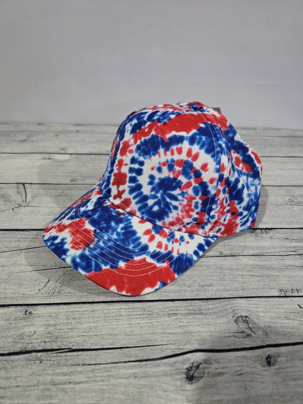 Gertex Red/Blue Tie Dye Baseball Cap